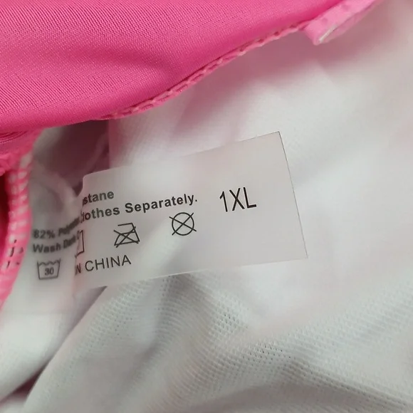 Blue Twist Bikini Swim Top High Waisted Bottoms NWOT Size XL - Picture 7 of 7